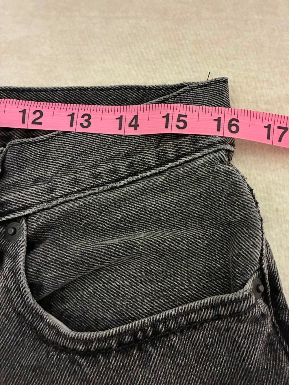 Levi's 568 Loose Straight Men Grey Jeans 100% Cotton 30x30